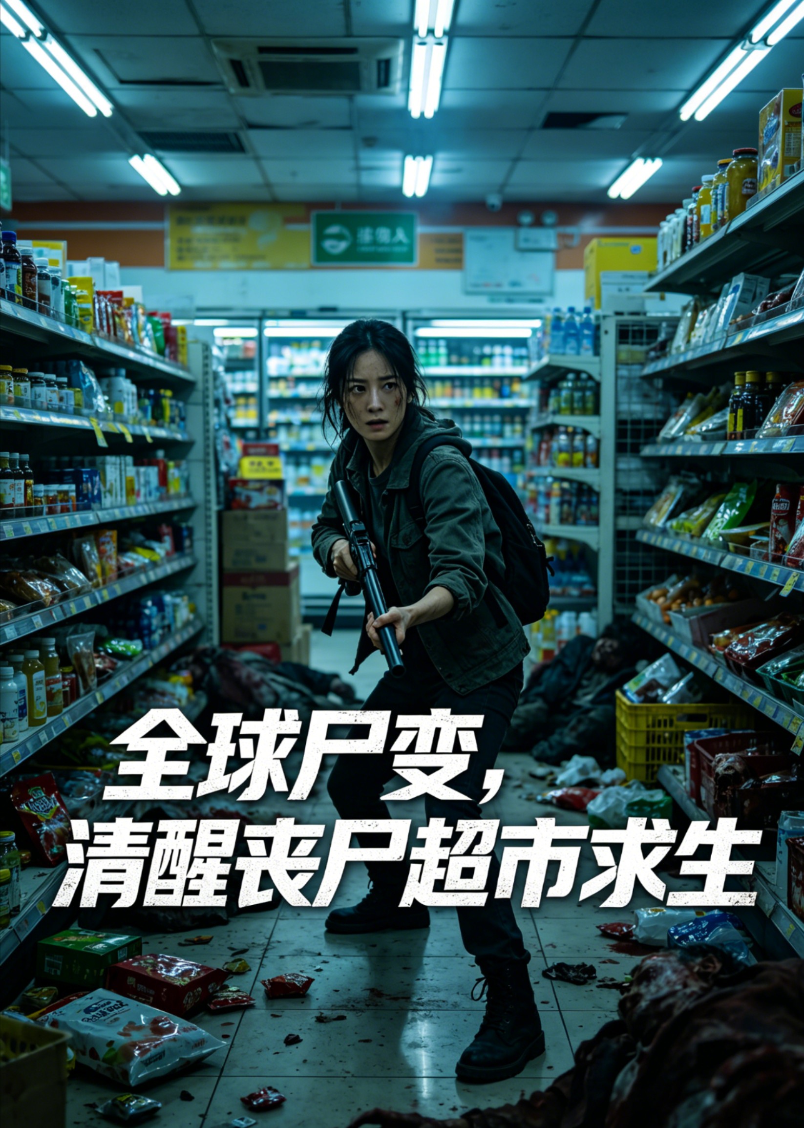 全球尸变，清醒丧尸超市求生