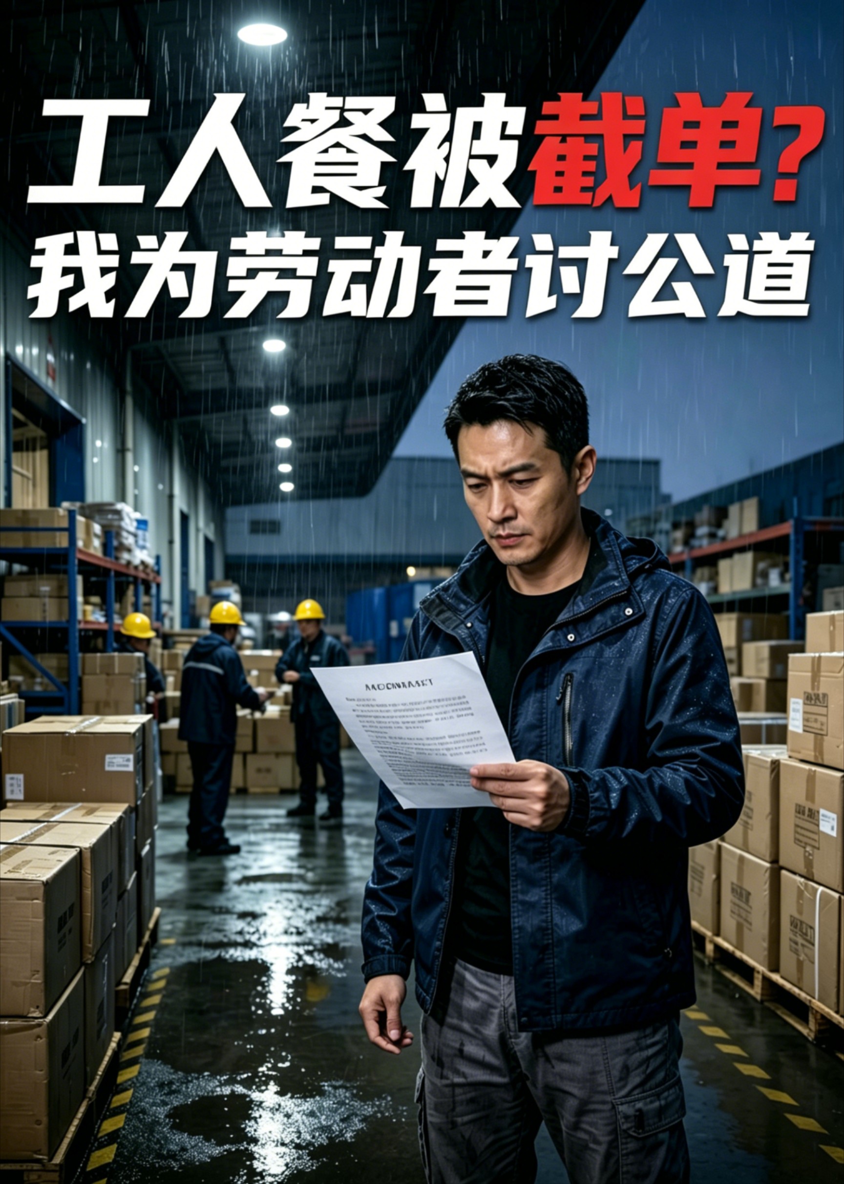 工人餐被截单？我为劳动者讨公道