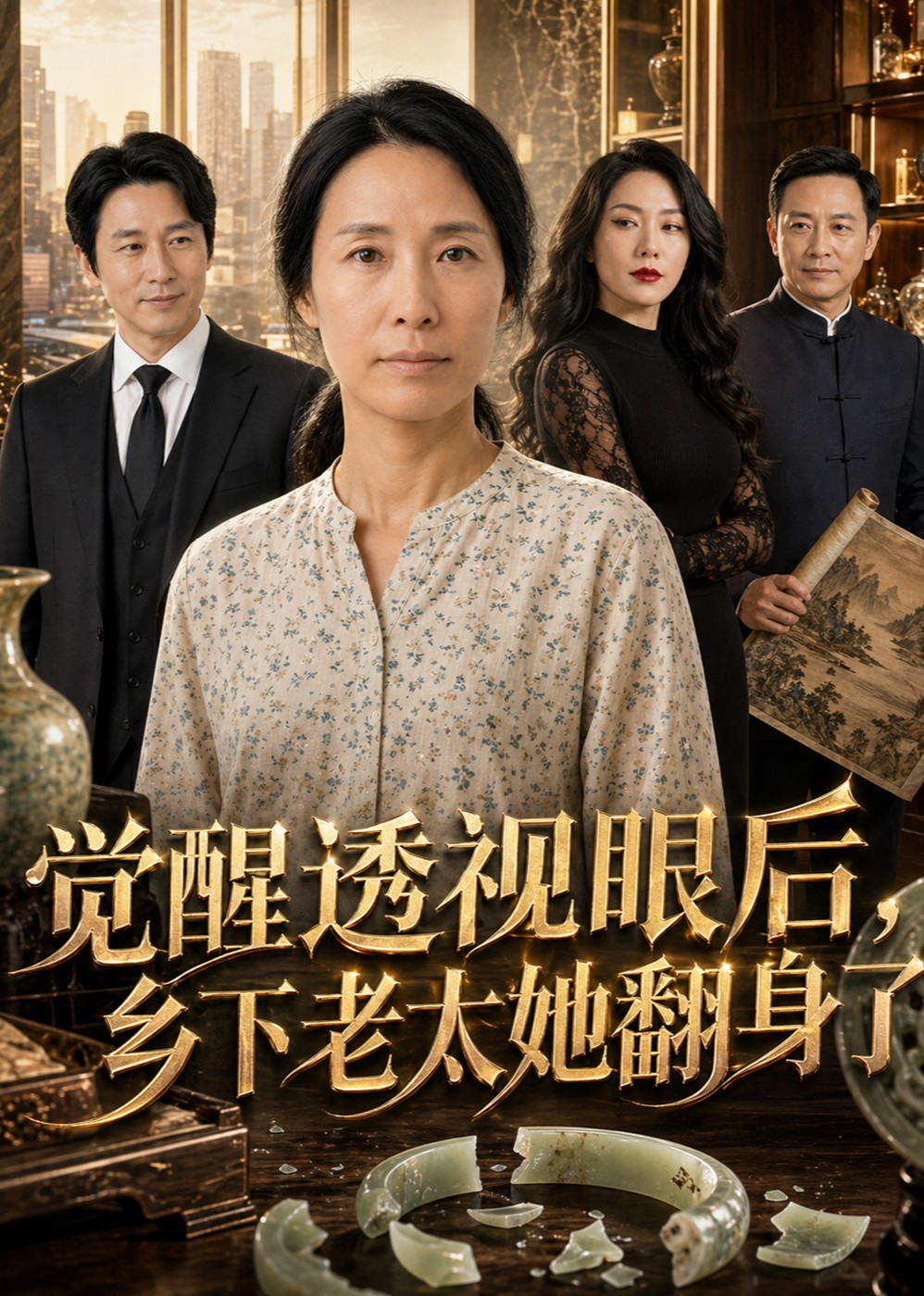 觉醒透视眼后，乡下老太她翻身了