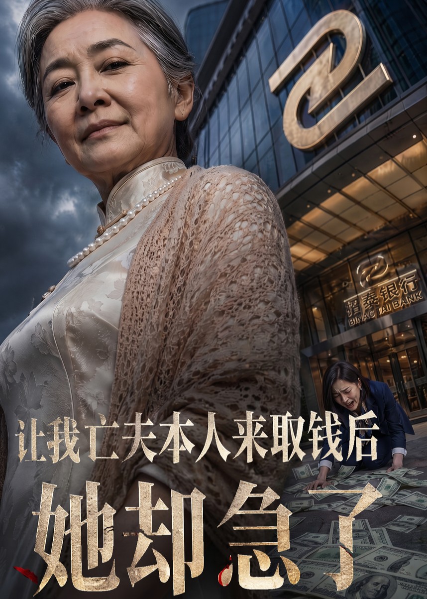 让我亡夫本人来取钱后，她却急了