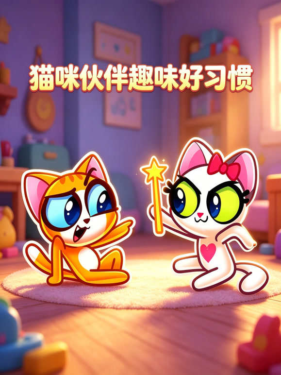 猫咪伙伴趣味好习惯