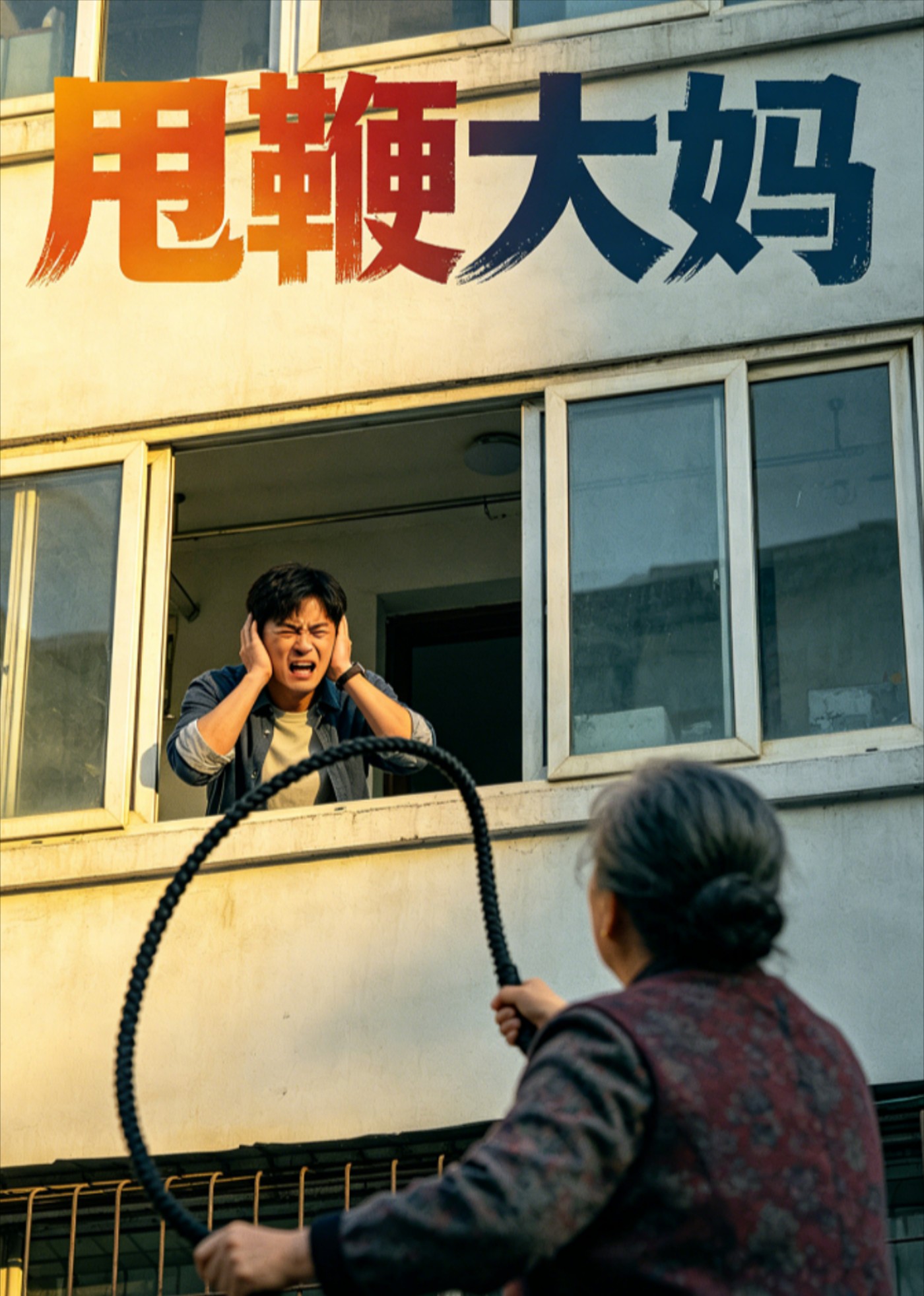 甩鞭大妈