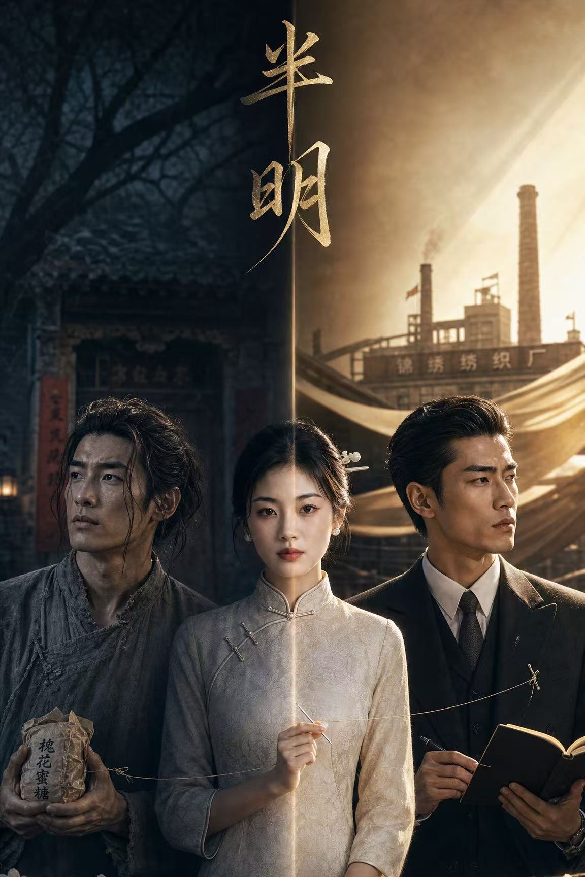 半明