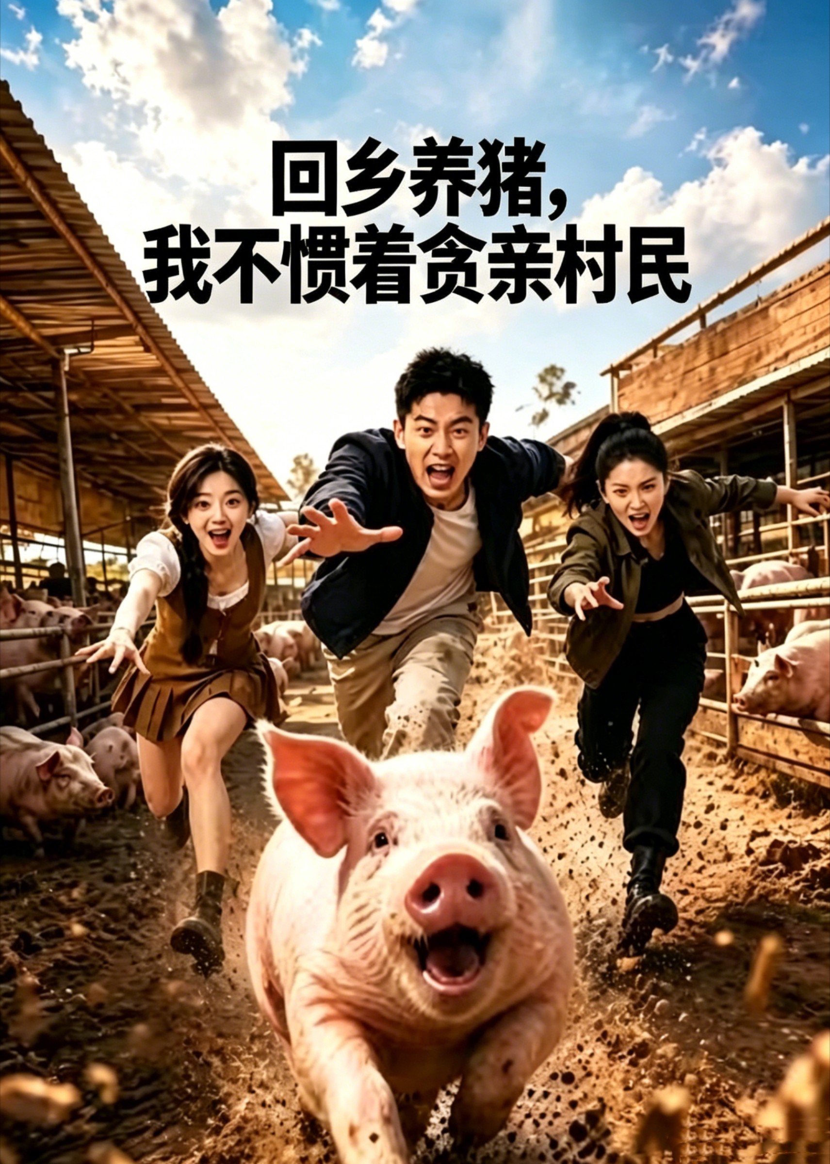 回乡养猪，我不惯着贪亲村民