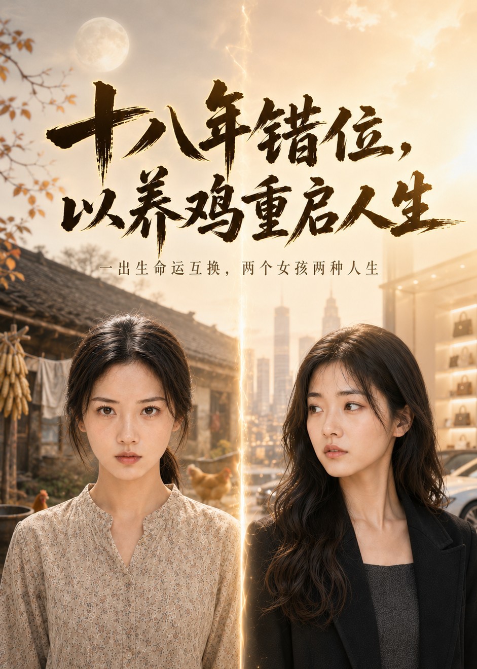 十八年错位，以养鸡重启人生